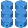 thumbnail image 1 of 1 Set Metal Guitar Effect Pedal Footswitch Topper Effect Foot Nail Caps Aluminum Pedal Protection Cap, 1 of 8