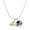 Gold, variant on Delight Jewelry Gold-tone 3-D Flying Bat with Crystals - Script Class of 2025 Dome Charm Necklace, 18"