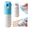 Blue With Refill, variant on 2 in 1 Privacy Wipe Box Cutter, Water-Based Thermal Paper Eraser Pen with Mini Unboxing Cutter, One Smear Printed Text Covering for Documents, Labels, Packages, Shipping Addresses