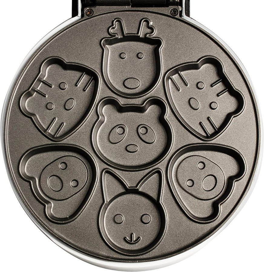 cucinapro animal mini waffle maker makes 7 fun