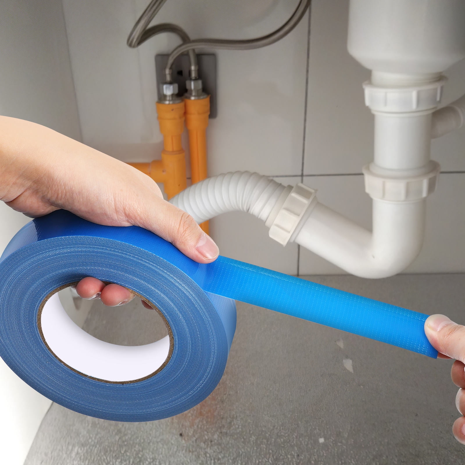 OUNONA OUNONA 5 Rolls Heavy Duty Duct Tape Waterproof Seam Fixing Colored Outdoor Repair Stage Sealing Carpet Tape 50m