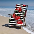 thumbnail image 4 of PHYHOO Beach Towel, on Stripes Printed Microfiber Sand Free Pool Towel Lightweight Oversized Quick Dry Absorbent Compact Travel Must Have for The Swimming, Yoga, Camping, Summer Cruise S 30x60in, 4 of 8