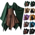 thumbnail image 2 of Disfraz de Halloween, vestido renacentista, medieval, retro, gótico, disfraz de escenario, 2 of 5