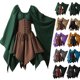 thumbnail image 2 of Disfraz de Halloween, vestido renacentista, medieval, retro, gótico, disfraz de escenario, 2 of 5