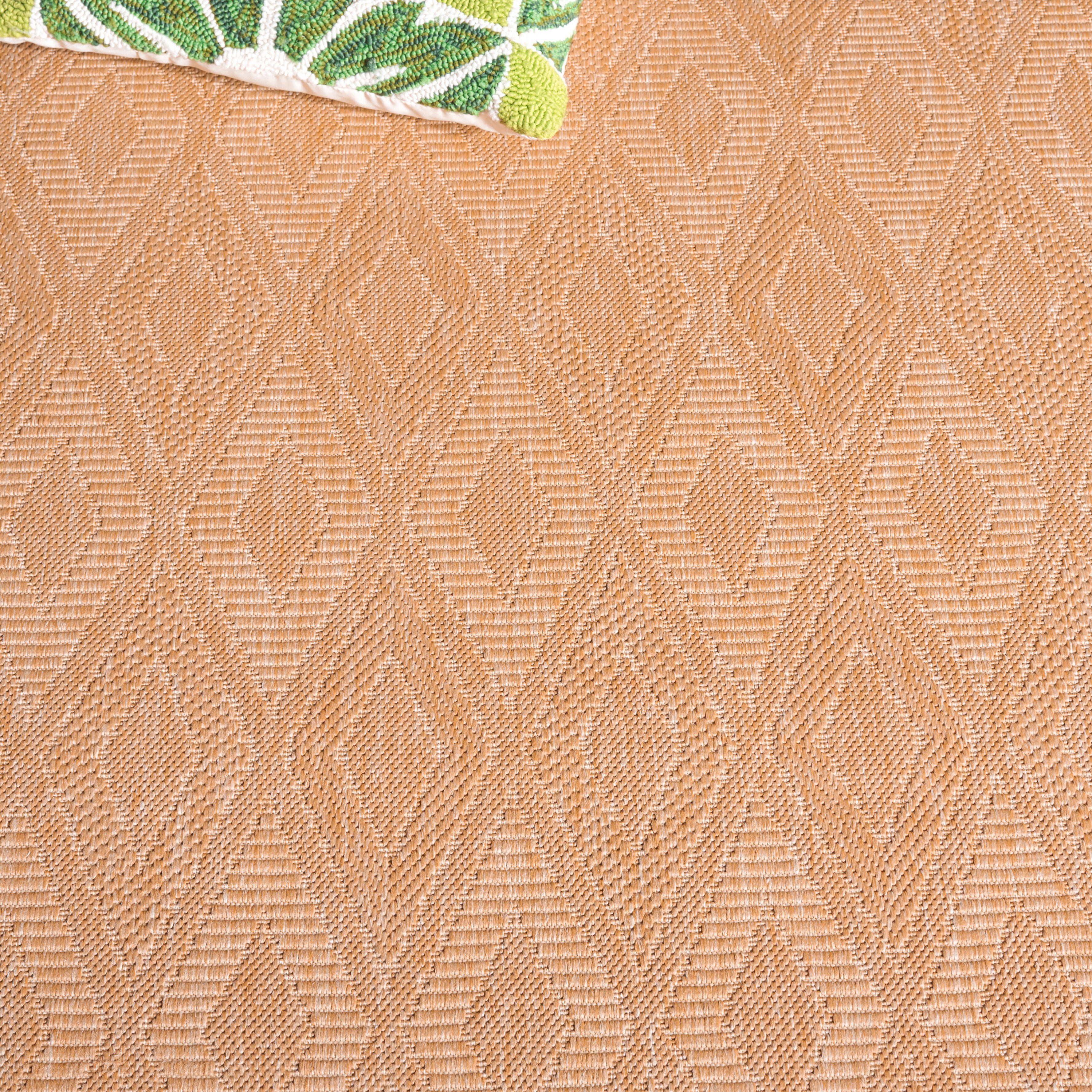 Safavieh Courtyard Teodor Geometric Indoor/Outdoor Runner Rug, Natural, 2'3" x 17'