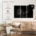 thumbnail image 4 of Elephant Stock Dark Musical Instruments Wall Art - Horizontal Multi Panel Canvas - Living Room Wall Decor - Music Multi Panel - Black And Gray Decor - 45" x 28", 4 of 4