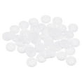 thumbnail image 1 of Uxcell 50Pcs 20L Botones de Costura 1/2" Redondos Planos de Resina de 4 Agujeros para Manualidades de Costura de Ropa DIY, Blanco, 1 of 5