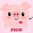 thumbnail image 3 of CafePress - Kawaii I Love Pigs Kids Light T Shirt - Light T-Shirt Kids XS-XL, 3 of 4
