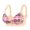 #314-Beige, variant on Women's Bra with Front Closure, Strappy , and Printed for Daily Wear