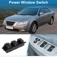 thumbnail image 2 of Interruptor de ventana eléctrica para automóvil Unique Bargains, interruptor de control de ventana del lado del conductor delantero izquierdo para Hyundai Sonata 2005-2007, negro, 2 of 7