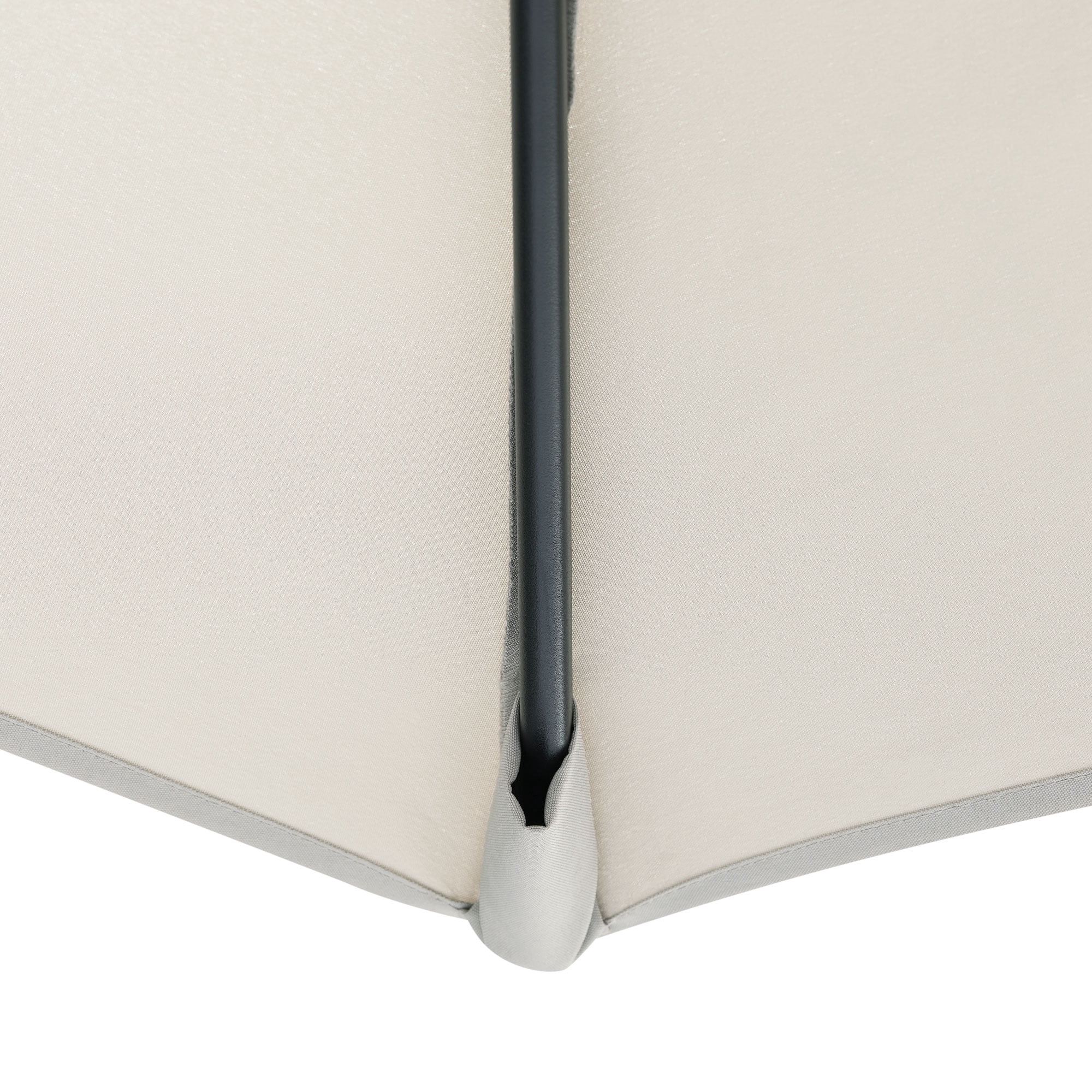 Mainstays Outdoor 10' Round Offset Tilt Patio Umbrella and Base, Stone
