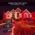 thumbnail image 6 of JMEXSUSS Red Halloween Net Lights 360 LED 12ft x 5ft Bush Lights Outdoor with Remote Plug in 8 Modes Connectable Mesh Lights for Christmas Decorations（Transparent Wire）, 6 of 9