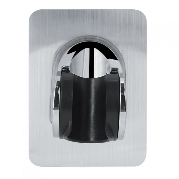 Soporte para cabezal de ducha autoadhesivo, base para cabezal de ducha autoadhesiva cromada ajustable Soporte para cabezal de ducha Valor excepcional