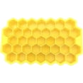 thumbnail image 1 of Azafate de hielo SiliBlockYellow 1Pza Amarillo Silicón 37Cavidades Grado Alimenticio Flexible., 1 of 2