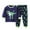 T4, variant on Mikilon Kids Pajama Sets Size 2-8 Years Patchwork Color Cute Graphic Printed Tops Elastic Waist Baggy Pants Fall and Winter Comfortable Homewear Sets