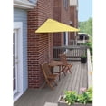 thumbnail image 6 of Blue Star Group Terrace Mates Caleo Deluxe Table Set w/ 7.5'-Wide OFF-THE-WALL BRELLA - Yellow Sunbrella Canopy, 6 of 7