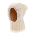 thumbnail image 2 of Gorro de invierno para mujer, gorro de protección, ideal para viajar y andar en bicicleta en climas fríos. Beige, 2 of 8