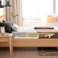 thumbnail image 5 of Peakora Bed Rails, Folding Bedside Assist Rail, Medical Home Wooden Grain Frame Side Railings with Adjustable Safety Guard Bed Handles for Seniors Adults, 5 of 16