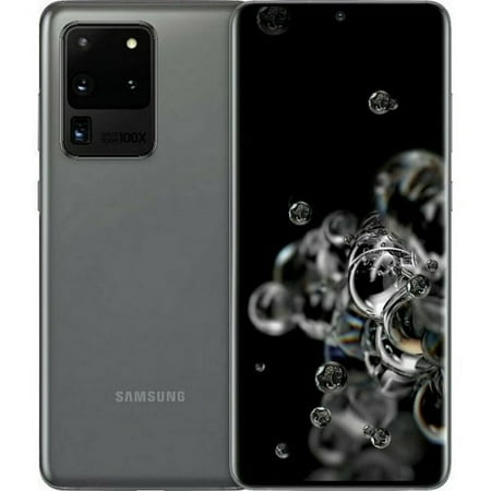 SAMSUNG Galaxy S20 Ultra 5G G988U 128GB, Gray Unlocked Smartphone - Good