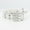 White (3.3 wide star eyes), variant on Korean version hollow punk casual belt women's fashion star gas eye decoration hip hop double row belt women's gift