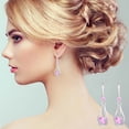 thumbnail image 2 of Viflosae Womens Earrings Cute Earrings for Women Valentine’s Day Tassel Earrings Are Trendy Fashionable Versatile Stylish and Elegant For Women for Everyday Wear, 2 of 6
