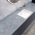 thumbnail image 3 of CHIHUT Blue Marble Contact Paper Peel and Stick Countertops Waterproof Glossy Marble Paper 17.7"x118" Self Adhesive Removable Wallpaper for Kitchen Countertop Bathroom Wall Decorative Blue Vinyl Wrap, 3 of 8