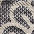 thumbnail image 3 of 6'6" Round Hamden Grey Patio Rug with Fringe, 3 of 5