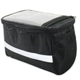 thumbnail image 2 of Bag Bike Handlebar Bag with Side Mesh Pocket Transparent Phone Pouch  Front Bag, 2 of 8
