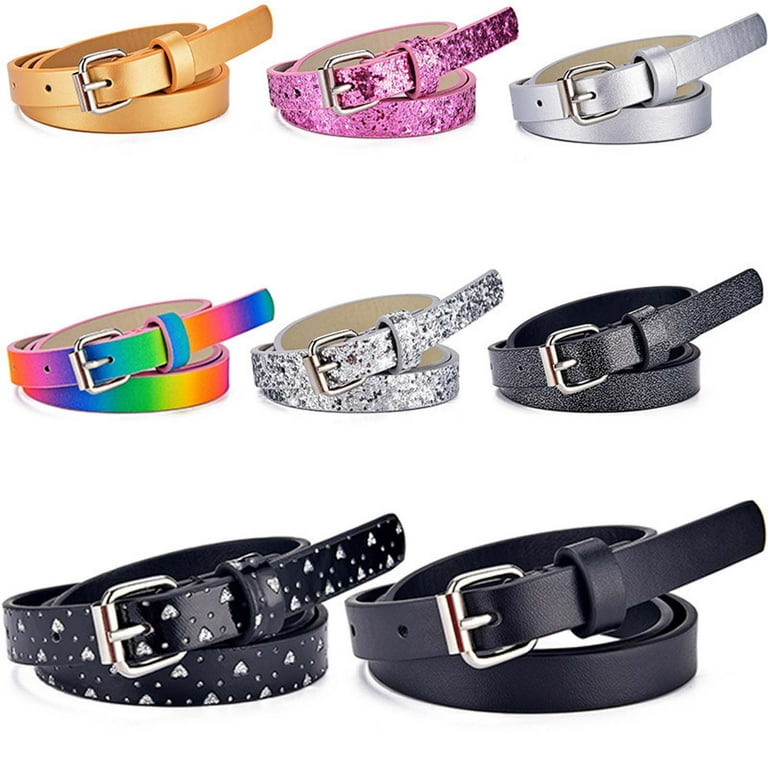 LIIPEE Baby Waist Belt Solid Color Jeans Dresses Pants  display picture 1