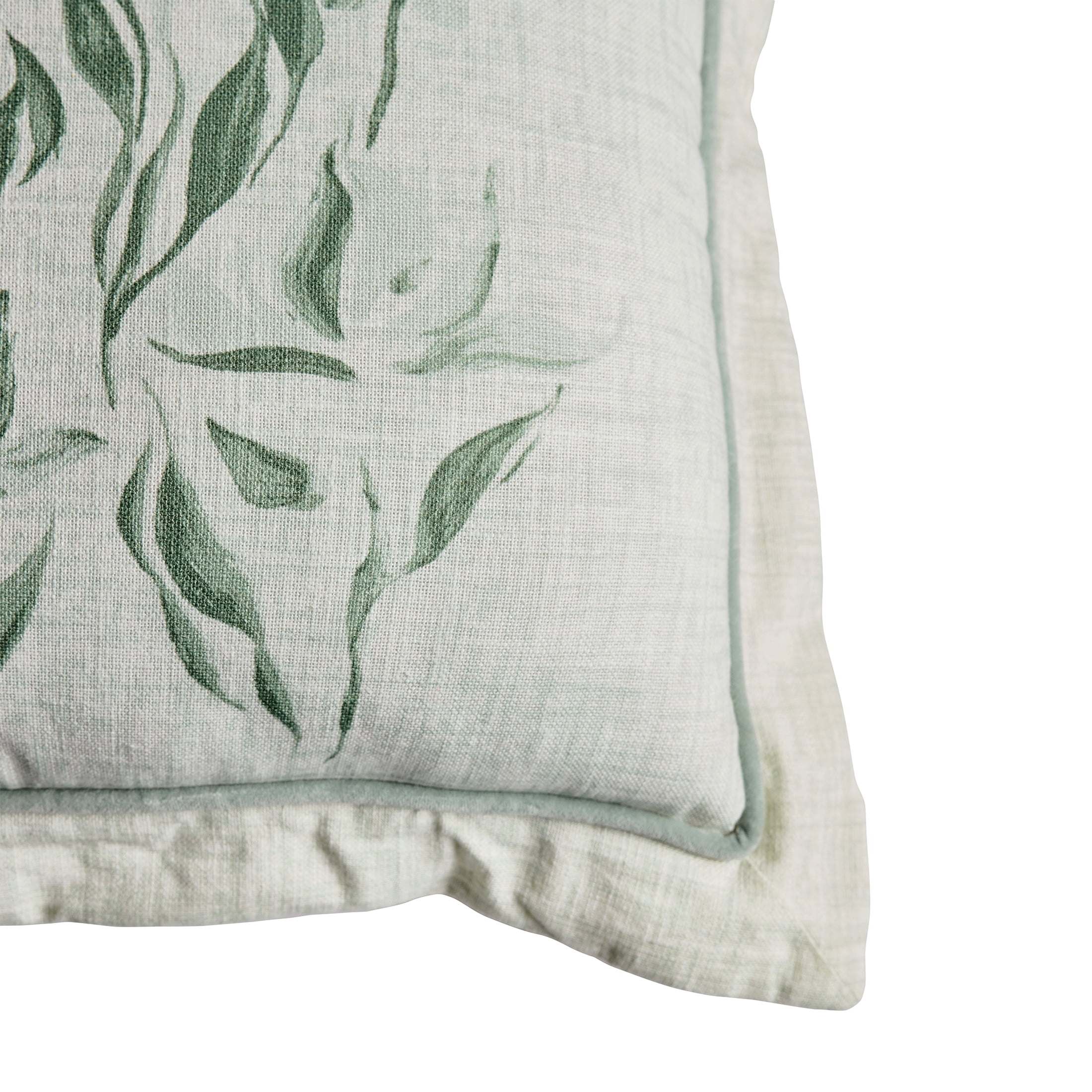 Better Homes & Gardens Floral Decorative Pillow, 18x18, Green