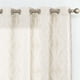 thumbnail image 1 of Cortinas Jinchan Boho de lino para sala de estar, 2 paneles, 244 cm, 1 of 9