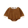 thumbnail image 1 of Baby Girl Boy Sweatshirt Bubble Romper Oversized Sweater Warm Winter Clothes, 1 of 6