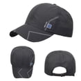 thumbnail image 2 of Classic Adjustable Hat CQXIDFH Unisex Breathable Baseball Cap, Fashion Hip Hop Sun Hat, Lightweight Headwear for Beach, Mountain Climbing & Outdoor Sports, Sun Hats (Dark Gray, One Size), 2 of 9