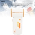thumbnail image 4 of Portable Handheld  Fan, Battery Operated Fan Digital Display Type C Interface ABS PP 100 Speed Safe  for Camping Orange,Green,Purple, 4 of 7