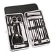 thumbnail image 2 of Juego de cortauñas,Cortauñas Set de aseo profesional con estuche,Juego de herramientas de manicura Herramientas portátiles para el cuidado de las uñas para hombres,Juego de cortaúñas, 2 of 10