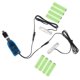 thumbnail image 1 of Fuente de alimentación de batería simulada 2 en 1 USB tipo C a 1-24v Aa/lr6 con cable de 110 cm, 1 of 5