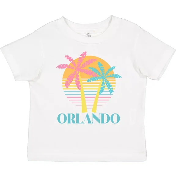 Orlando Florida Vacation Trip Toddler T-Shirt Apparel Clothing Beach Baby Clothing, Cute Baby Shirt, TODDLER SHORT SLEEVE TEE BELLA CANVAS 3001T
