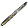 thumbnail image 4 of Abcsea Style Classique Stylo Rollerball Doré - Gris & Blanc, 4 of 5
