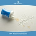 thumbnail image 5 of PURE BAMBOO Crib Viscose Derived from Bamboo Mattress Protector- Waterproof Cover Protects Against Moisture, Spills, Stains - Breathable, Noiseless, Fits 52"x28"x6" Crib Mattress (Crib), 5 of 8