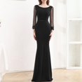 thumbnail image 2 of Nmnitkp Fall Wedding Guest Dresses for Women Show Off Your Figure Wedding Guest Dress Unique Design Women's Split Bodycon Mermaid Evening Cocktail Long Dress, 2 of 6