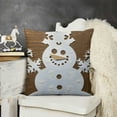 thumbnail image 2 of SHANXI Christmas Decorative Pillowcase Throw Pillow Cover, Farmhouse Merry Christmas for Sofa Bed Room Home Decor 18x18in, 2 of 5