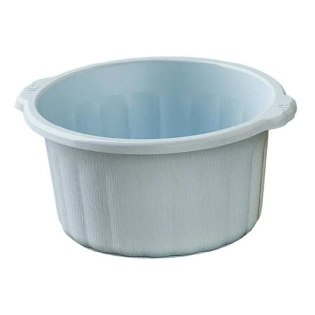 Lavabo para pies, para remojar, masajear, bañera de hidromasaje para pies, relajante, portátil, resistente, para el hogar, para pedicura Azul