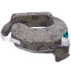 My Brest Friend Original Nursing Pillow, Grey and Yellow Fireworks