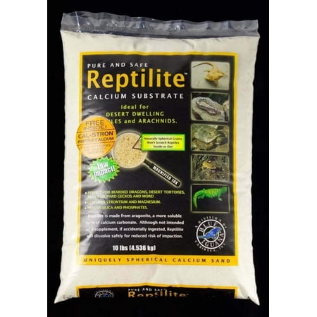 Blue Iguana Reptilite Calcium Substrate: Premium Natural Substrate for Desert-Dwelling Reptiles Arachnids