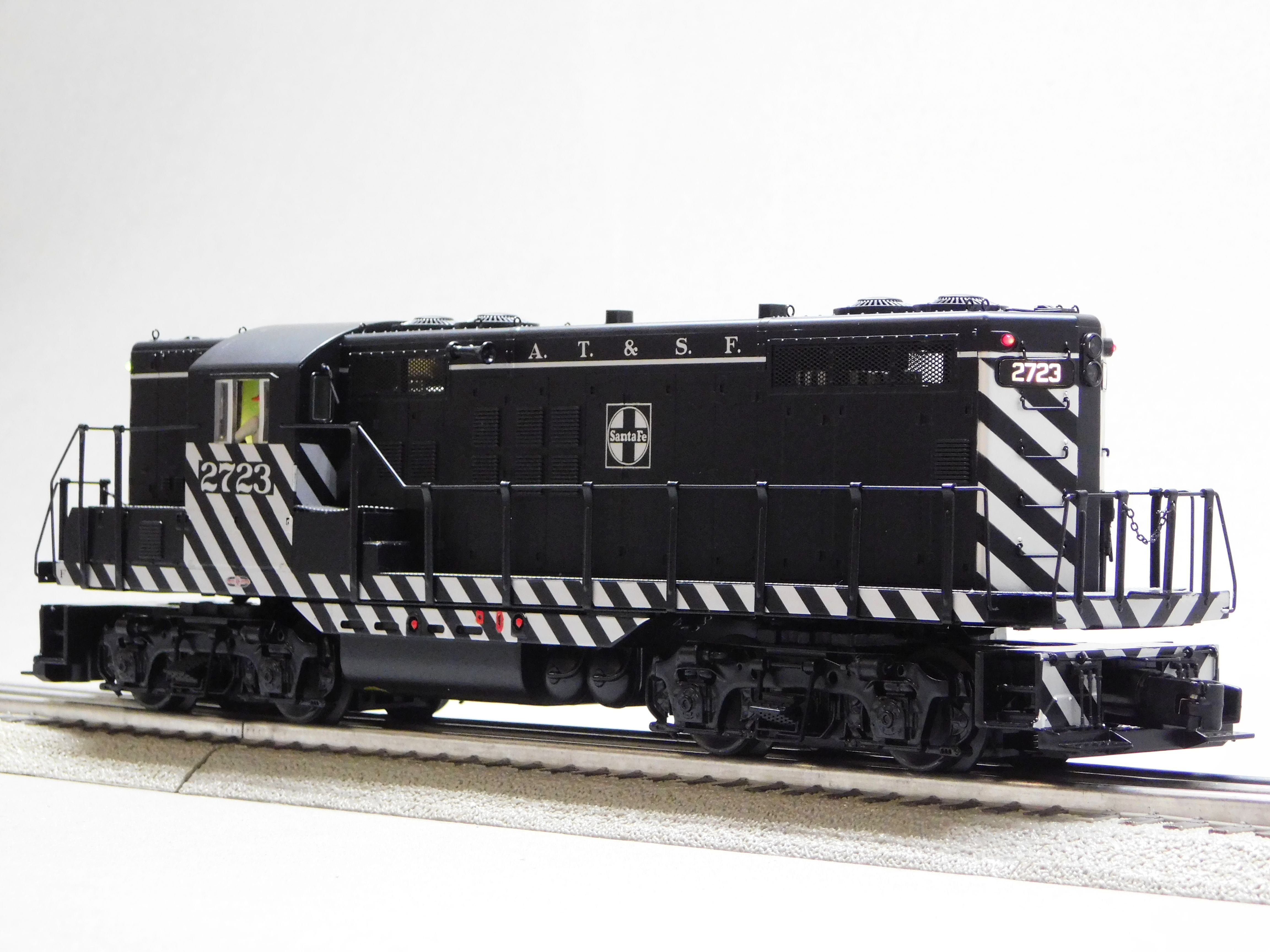 MTH PREMIER SANTA FE GP7 #2723 DIESEL ENGINE W/PROTO 3 O GAUGE TRAIN 20-29055-1