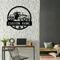 thumbnail image 4 of Craftnamesign Custom Road Grader Metal Wall Art LED Light, Custom Heavy Equipment Name Sign, 4 of 5