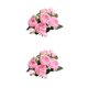 thumbnail image 4 of Wosthever Ramo de rosas persas filipinas artificiales de 5 cabezas, simulación para el hogar, decoración para fiesta de boda, flores Type3 NO3, 4 of 6
