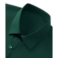 thumbnail image 3 of LONSSA Men's Long Sleeve Stretch Dress Shirts Button Down Shirt with Pocket, 3 of 7