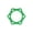 Green, variant on Feledorashia Microphone Ring, Hexagonal Microphone Ring, Non-Slip Microphone Accessory, Flexible Durable Rubber Material, Anti-Roll Cushioning for Standard Handheld Wireless Microphones