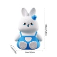 thumbnail image 3 of Fasiaou Cute Rabbit Night Light, Intelligent Timed, Silicone Dimmable Nursery Nightlight for Nursery, Silicone Rechargeable Bedside Touch Night Lights for Home Decor-Blue,Style B, 3 of 6